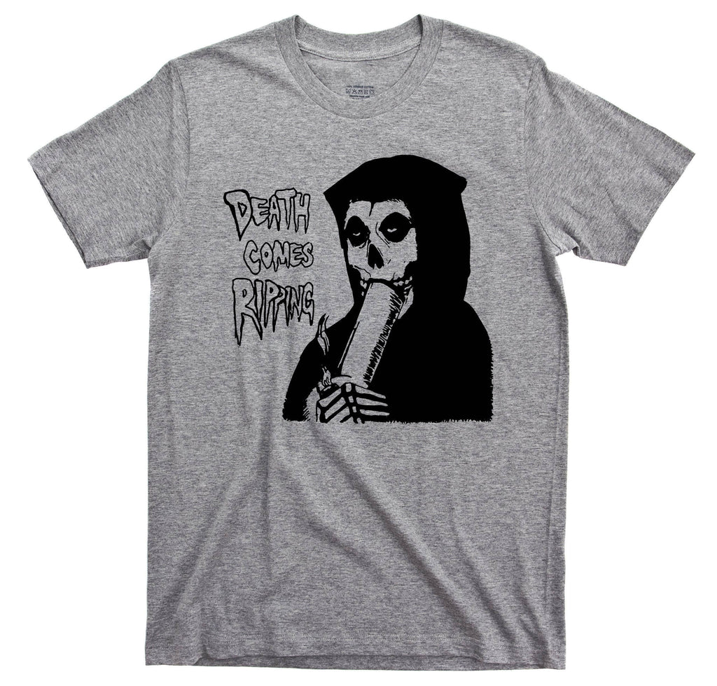 Grim Reaper Graphic Tshirt - Death Comes Ripping
