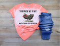 Mother Clucker Bleached Tee - Funny & Trendy T-Shirt
