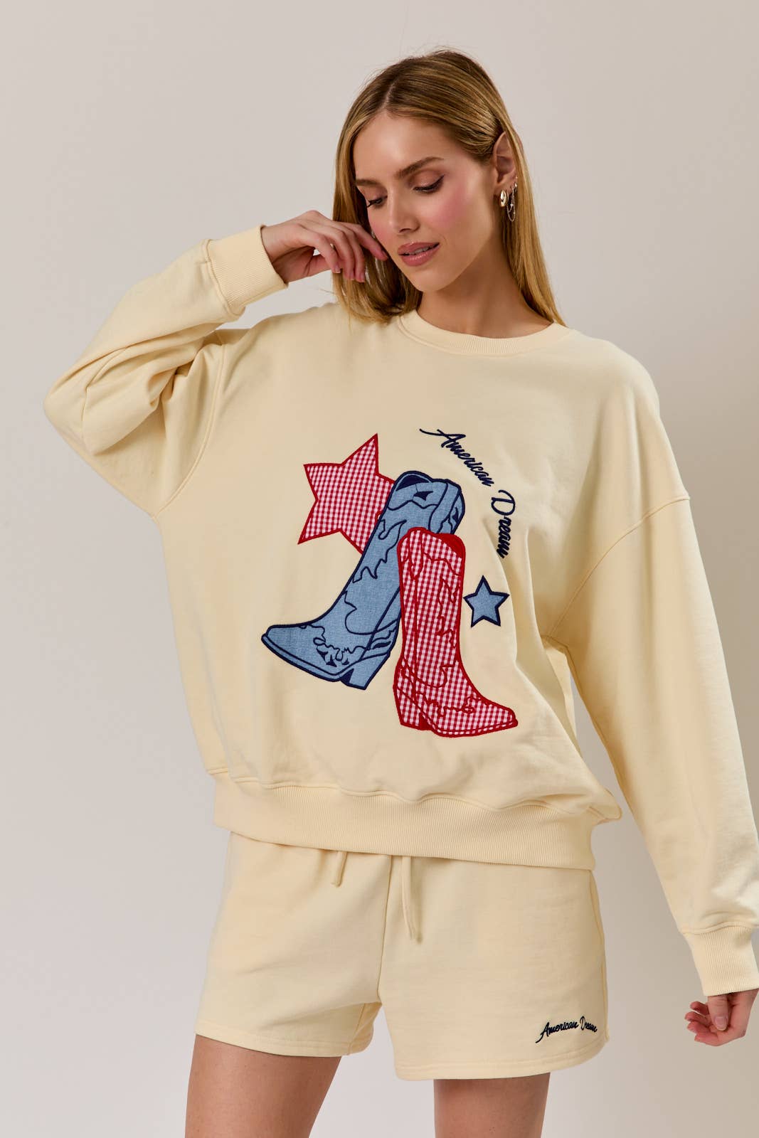 American Dream Boots Graphic Sweatshirt