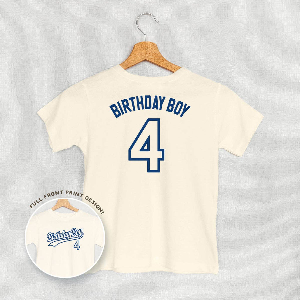 Birthday Boy Varsity #4 (Kids Back Print)