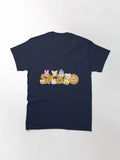 Charming Cartoon Characters T-Shirt with Skzoo