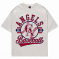 Vintage Angels Baseball League Crewneck Tee
