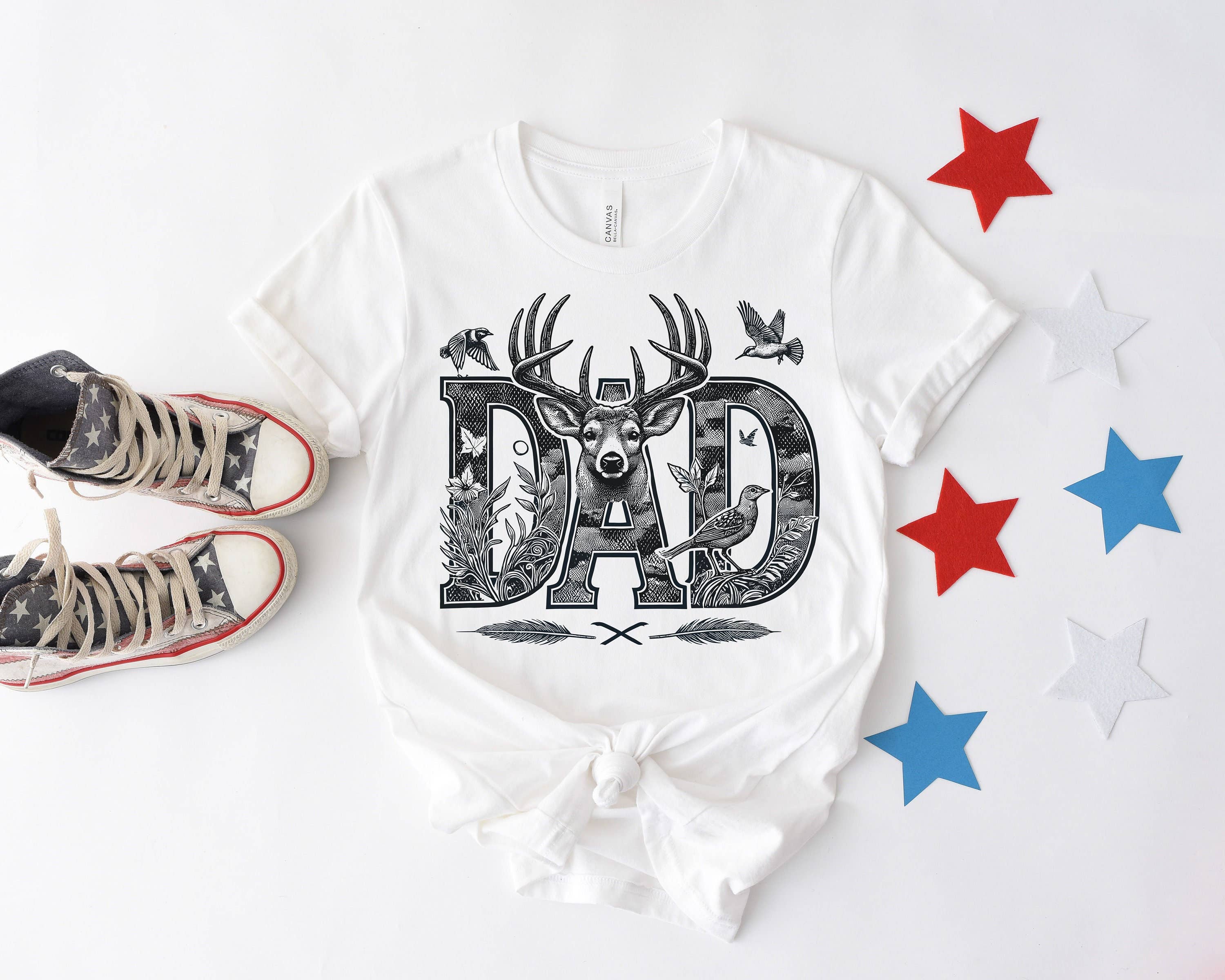 Best Buckin Dad Ever Deer Hunting Shirt - Father's Day Gift