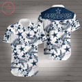 Dallas Cowboys Amidst Blossoming Starflowers on Hawaiian Shirt