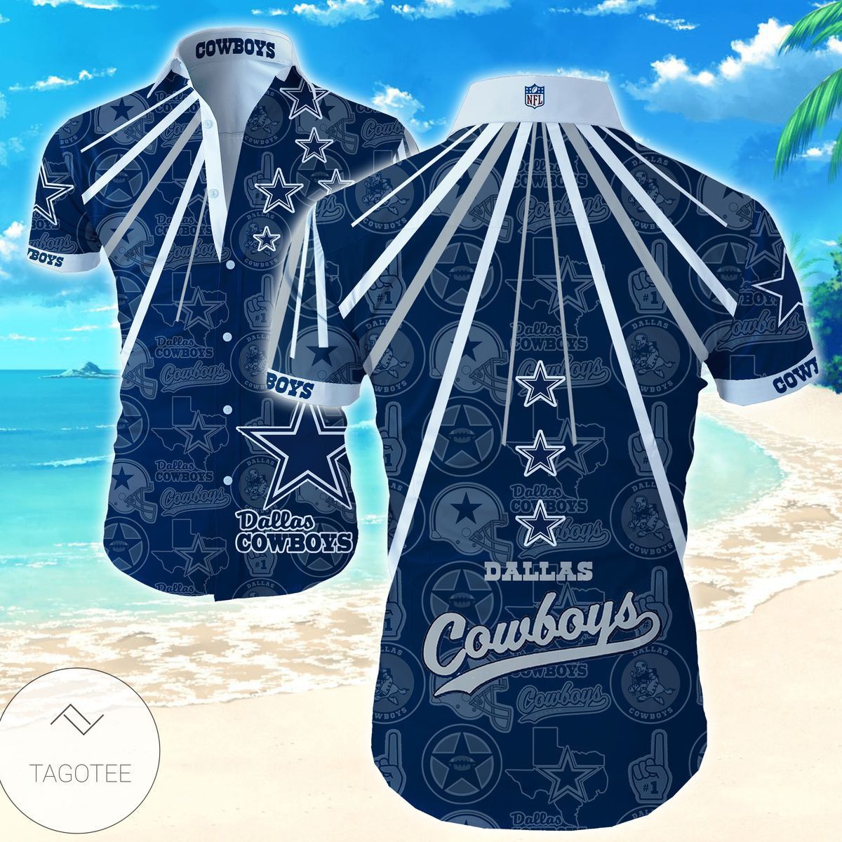Dallas Cowboys Funny Hawaiian Shirts For Men Tees