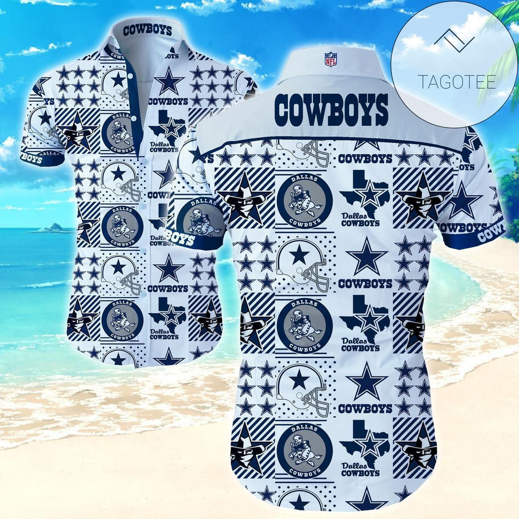 Dallas Cowboys Hawaiian Shirt Shirts Summer Button Up Shirt