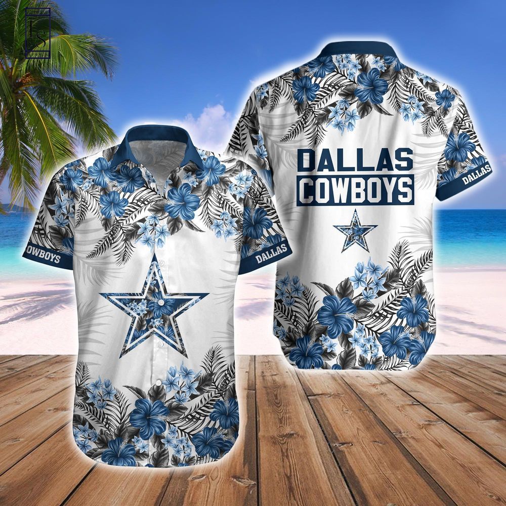 Dallas Cowboys Hawaiian Shirt Tropical Short Combo Set