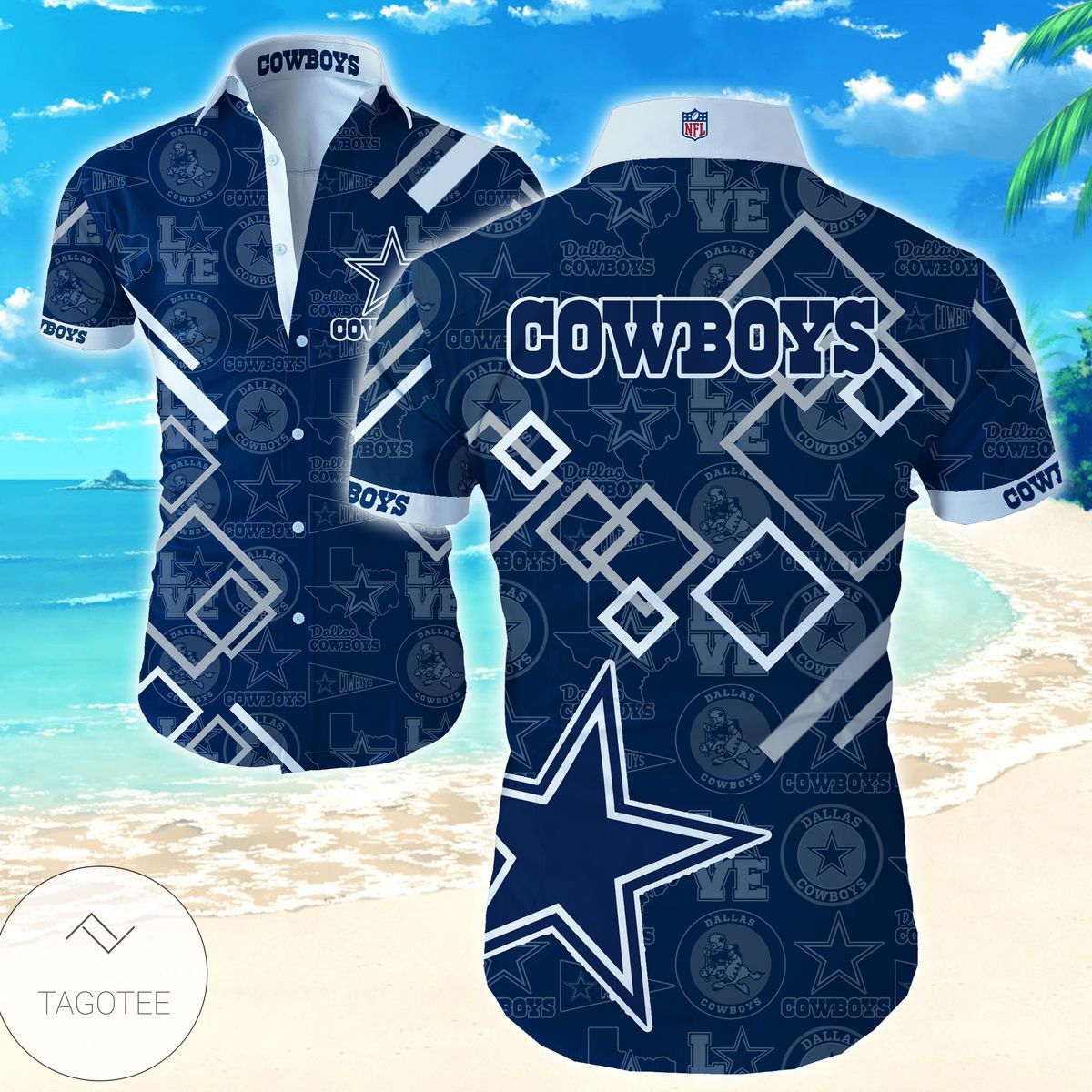 Dallas Cowboys Hawaiian Shirtss For Men Shirts