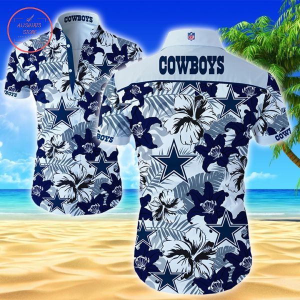Dallas Cowboys Vintage Design Hawaiian Shirt Look