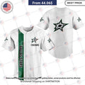 HOT Dallas Stars Custom Baseball Shirt