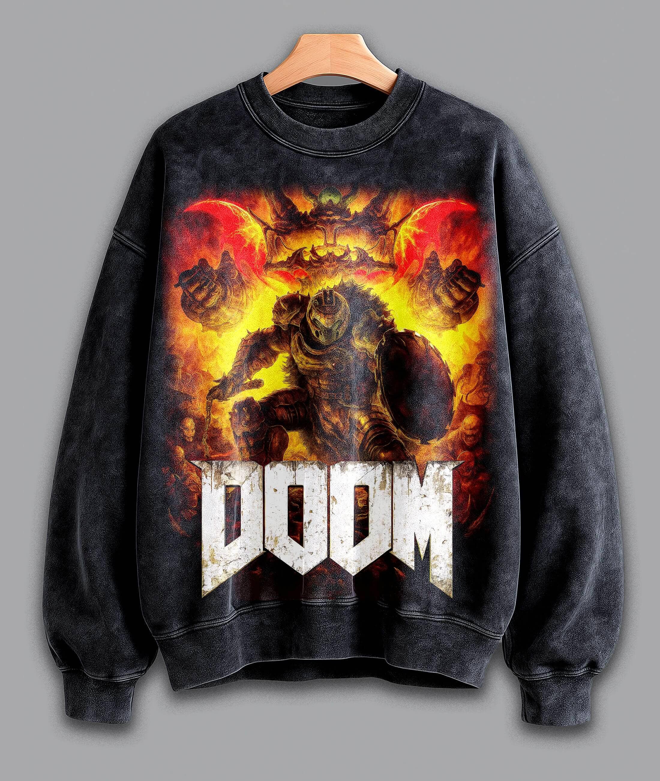 Vintage Video Game Sci-Fi Horror Unisex Hoodie