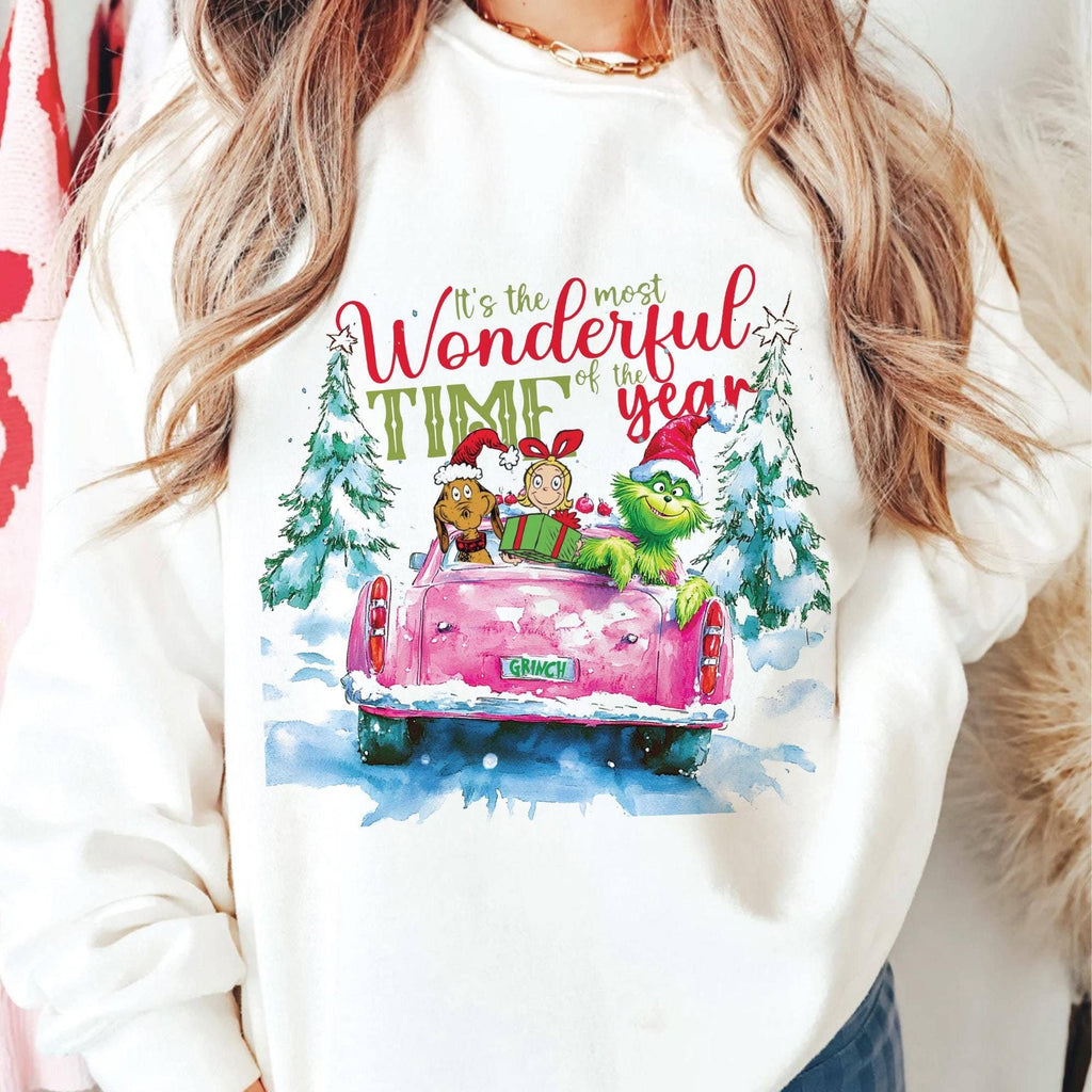 Retro Grinchmas  Trendy Merry Christmas Sublimation