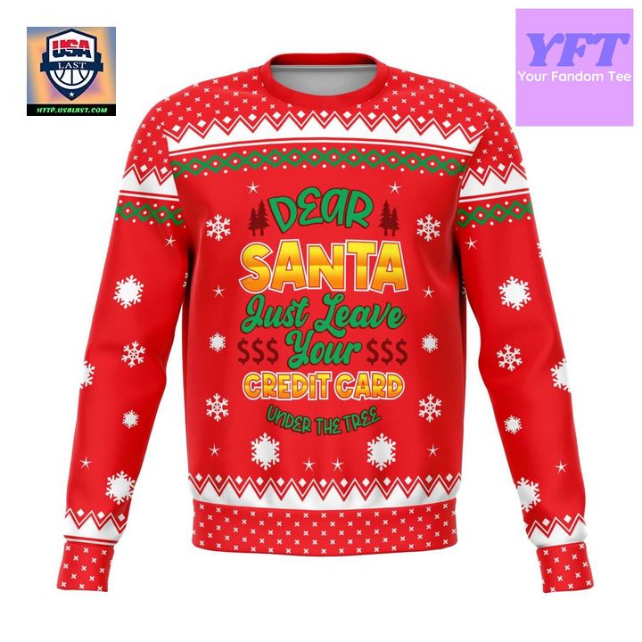 Dear Santa For For Meme 3d Ugly Christmas Sweater