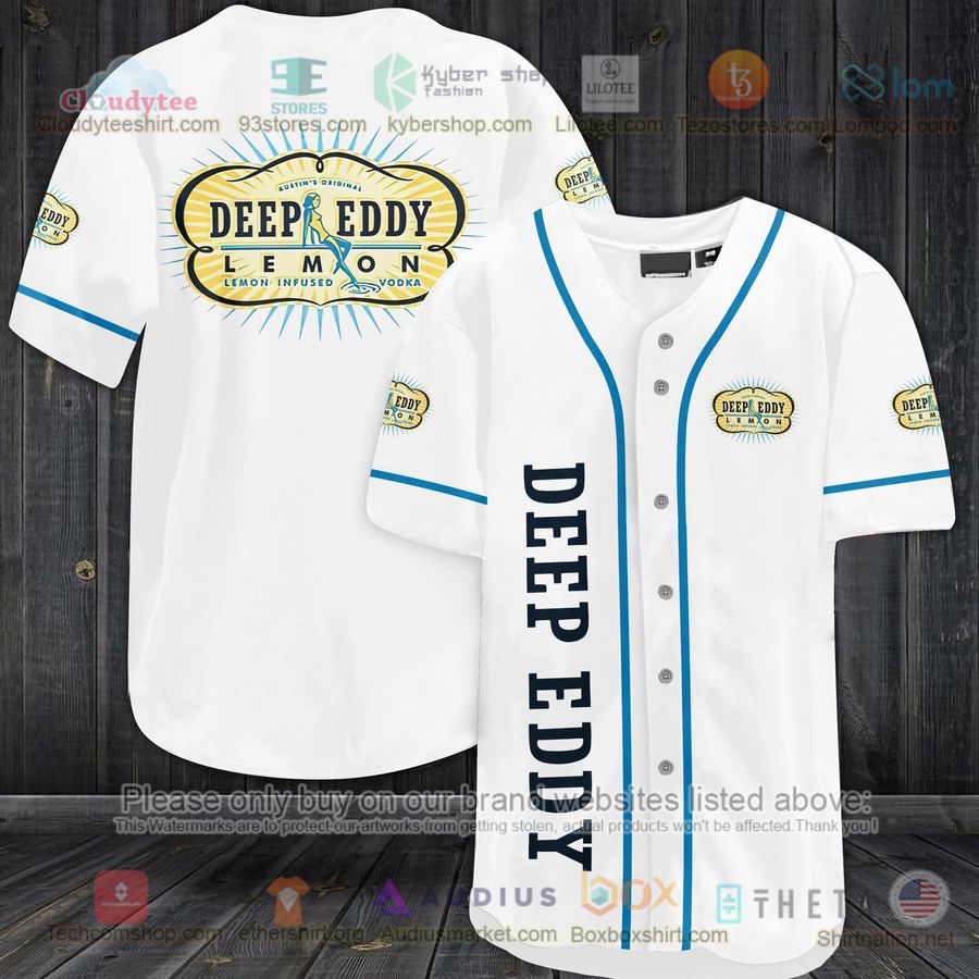 HOT Deep Eddy Lemon Vodka Baseball Jersey Shirt