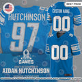 Detroit Lions Custom Football Jersey