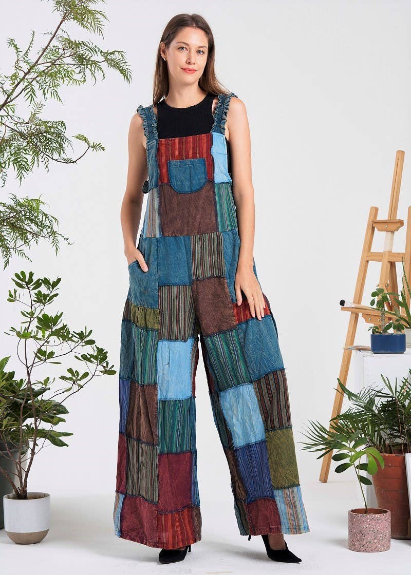 Multi-Patch Jumpsuit (KT-1395)