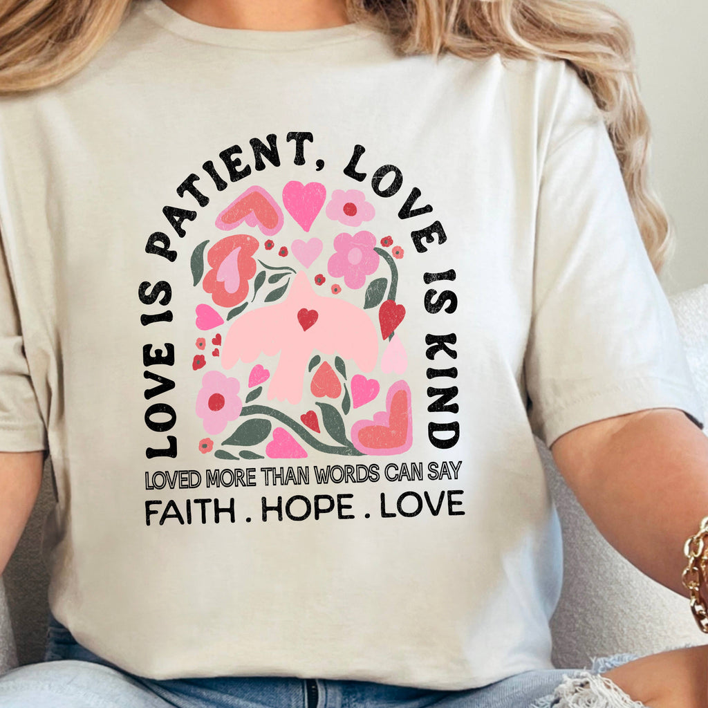 Love Is Patient Valentine’S Day Graphic T-Shirt | Gildan