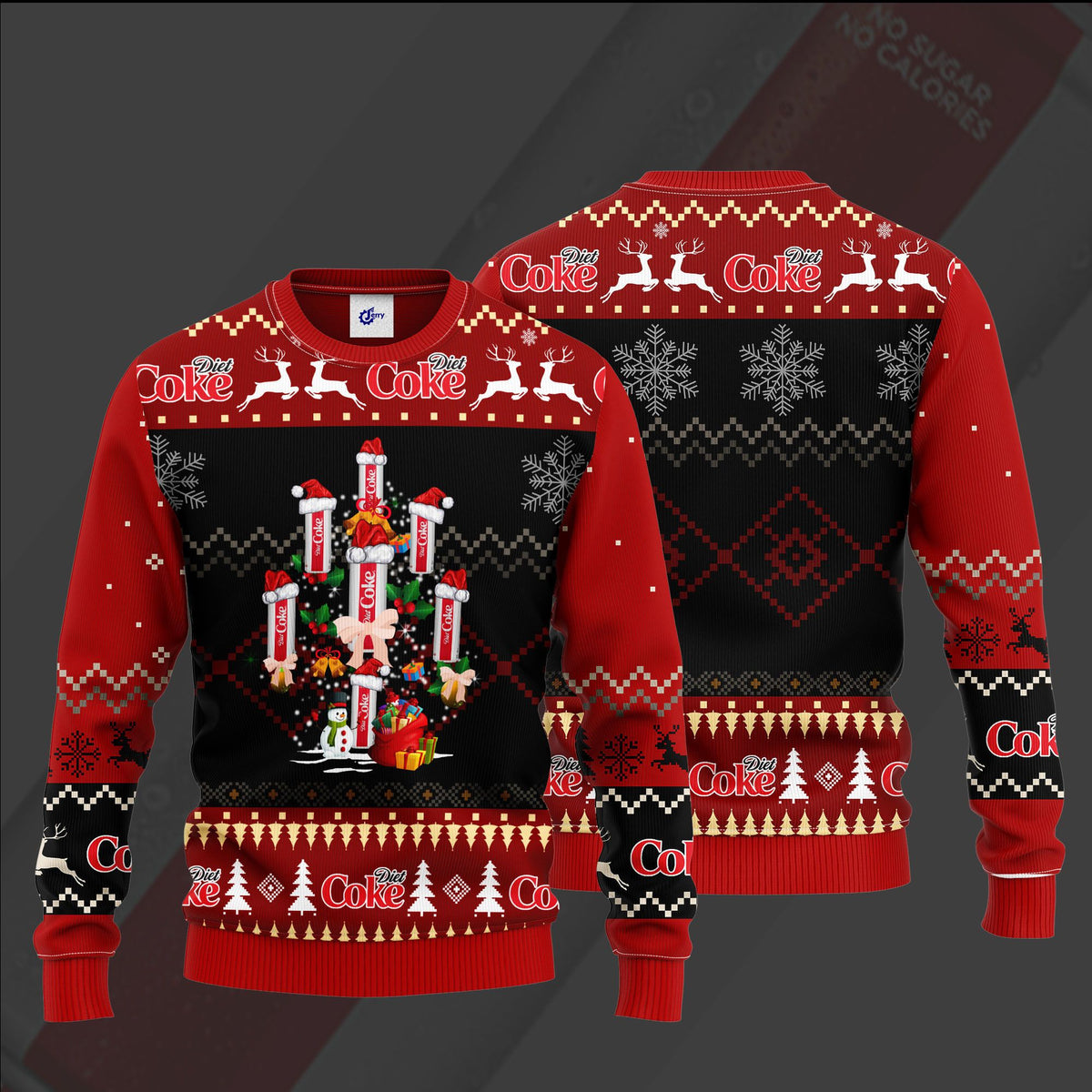 Diet Coke Christmas Tree Ugly Christmas Sweater