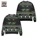 Dinosaur Its Just A Comet Ugly Christmas Sweater
