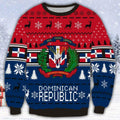 Dominican Republic 3D All Over Print Ugly Christmas Sweater