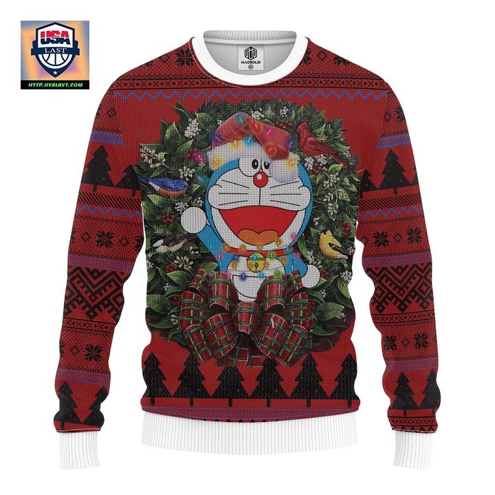 Doreamon Mc Ugly Christmas Sweater Thanksgiving Gift