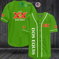 BEST Dos Equis Xx green Baseball Jersey