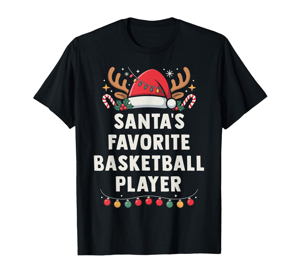 Santa'S Favorite Basketball Player Sport Lover Christmas (1)