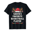 Santa'S Favorite Basketball Player Sport Lover Christmas (1)