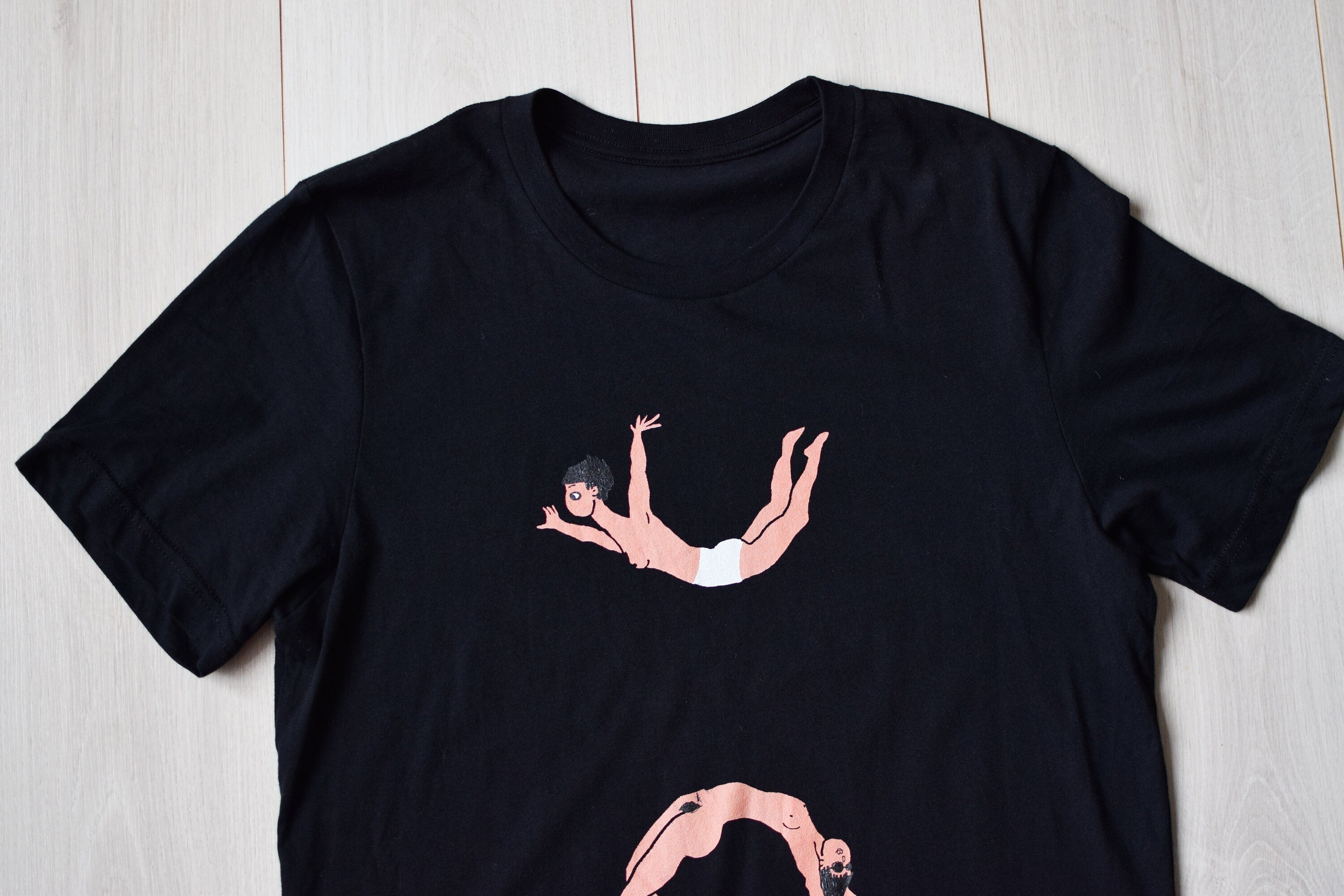 Retro Feminist Black Printed Tee Naked Medium Size Unisex T-shirt, Sweatshirt, Hoodie (2)