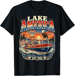 Lake America Est 2026 Trump Patriotic Usa Unisex T-shirt, Sweatshirt, Hoodie (1)