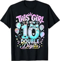 10th Birthday Coquette Bow Girl Now 10 Double Digits Unisex T-shirt, Sweatshirt, Hoodie (1)