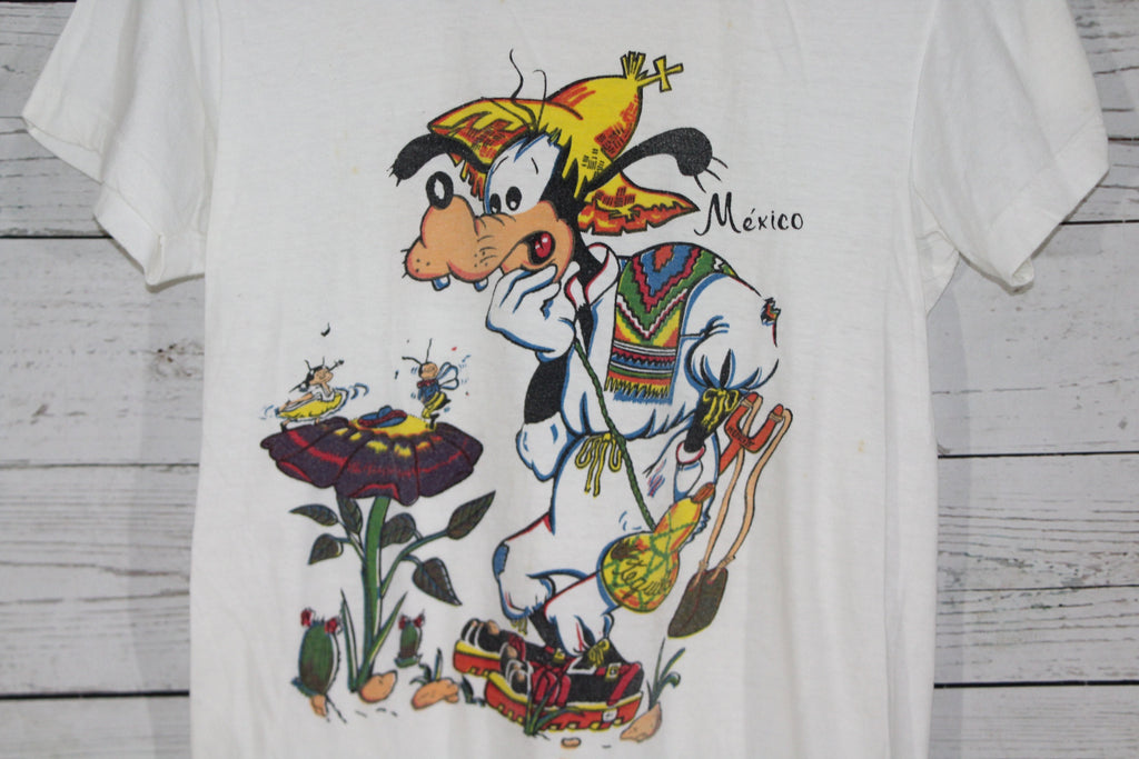Vintage Goofy Mexico 1970s-80s Single Stitch Unisex T-shirt, Sweatshirt, Hoodie (2)
