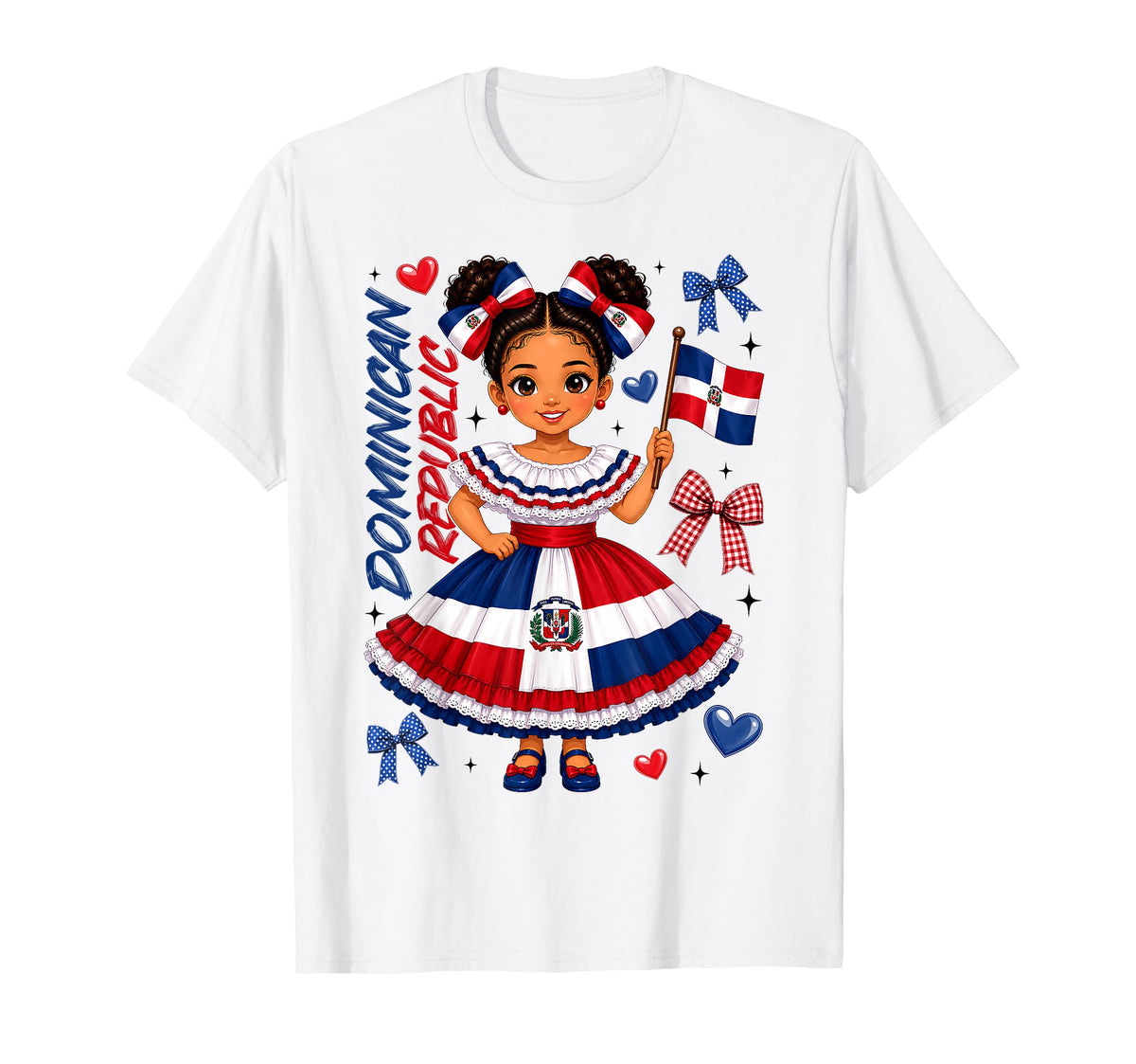 Dominican Republic Girl Traditional Dress Hispanic Heritage (1)