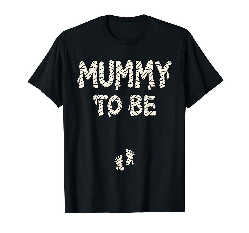 Mummy Halloween Pregnancy Announcement Matching Couple Unisex T-shirt, Sweatshirt, Hoodie (1)