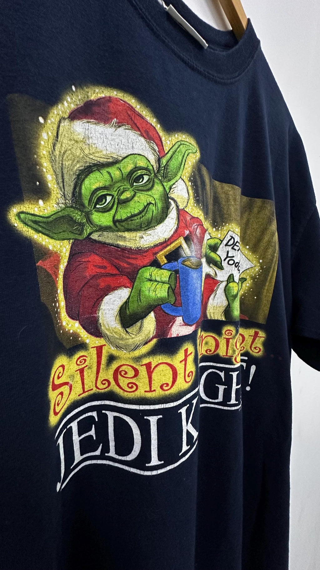 Vintage Y2k Walt Disney Star Wars Christmas Art Xl Size (4)