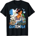 Guatemalan Flag Themed Guatemala Chapina Unisex T-shirt, Sweatshirt, Hoodie (1)