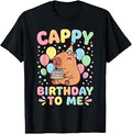 Cappy Birthday Capybara Birthday Unisex T-shirt, Sweatshirt, Hoodie (1)