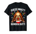 Guess Reindeer Butt Christmas Xmas Santa Tee Unisex T-shirt, Sweatshirt, Hoodie (1)