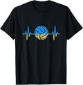Volleyball Player Heartbeat Volleyball Unisex T-shirt, Sweatshirt, Hoodie (1)