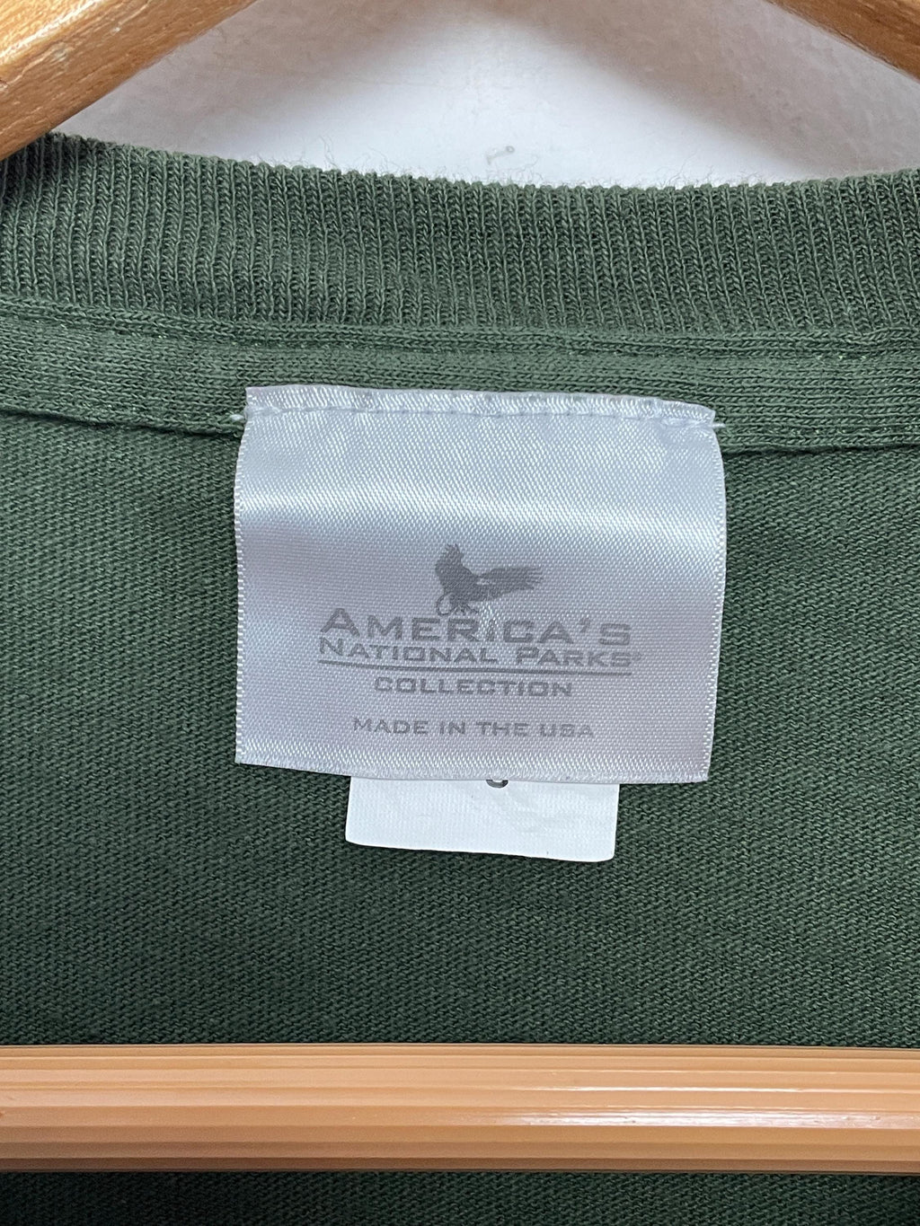 Vintage 1990s Manassas National Battlefield Park Virginia Green Size Small (4)