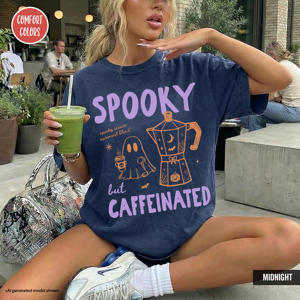 Halloween Coffee Comfort Colors Halloween Summerween Spooky Season Coffee Lover Coffee Halloween (3)