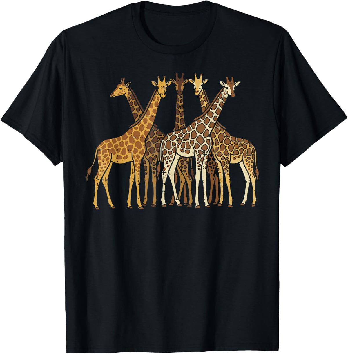 Safari Giraffes Herd Wildlife African Jungle Unisex T-shirt, Sweatshirt, Hoodie (1)