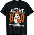 She'S Boo Ghost Halloween Matching Couple Unisex T-shirt, Sweatshirt, Hoodie (1)