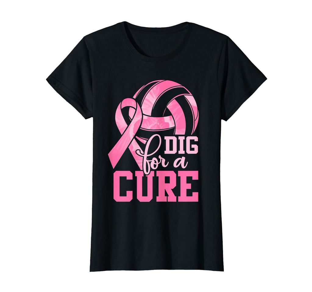 Dig Cure Volleyball Pink Breast Cancer Awareness Unisex T-shirt, Sweatshirt, Hoodie (1)