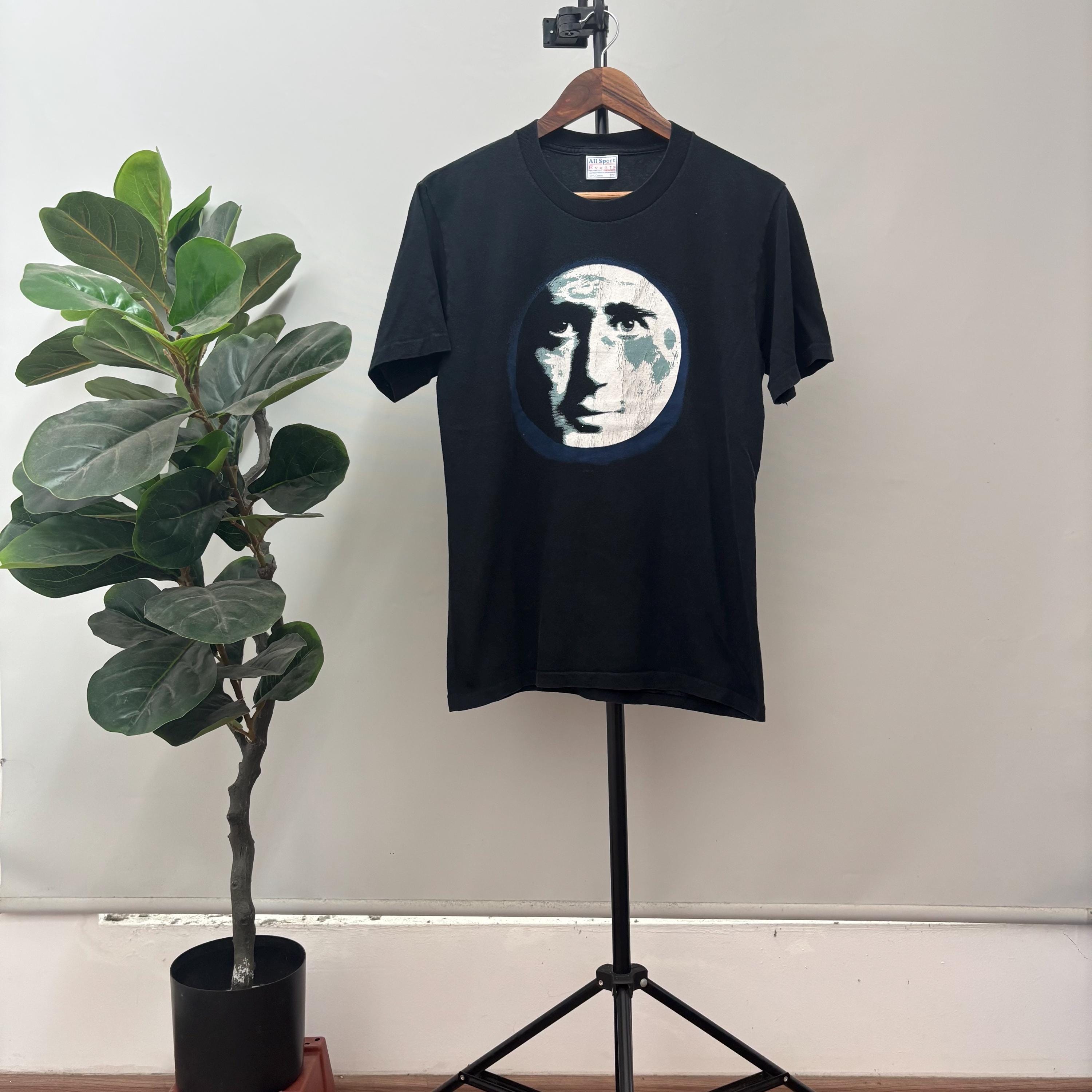 Vintage 90 Man Moon Andy Kaufman Rem Soundtracks Movie Promo Tee Black Size (1)
