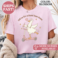 Comfort Colors School Nurse Back School Goose Scooter School Rn Tee Nursing Week (1)