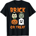Halloween Brick Treat Building Blocks Costume Unisex T-shirt, Sweatshirt, Hoodie (1)