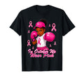 Afro Black Girl African American Breast Cancer Pink Ribbon (1)