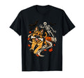 German Shepherd Stealing Bone Skeleton Halloween Unisex T-shirt, Sweatshirt, Hoodie (1)