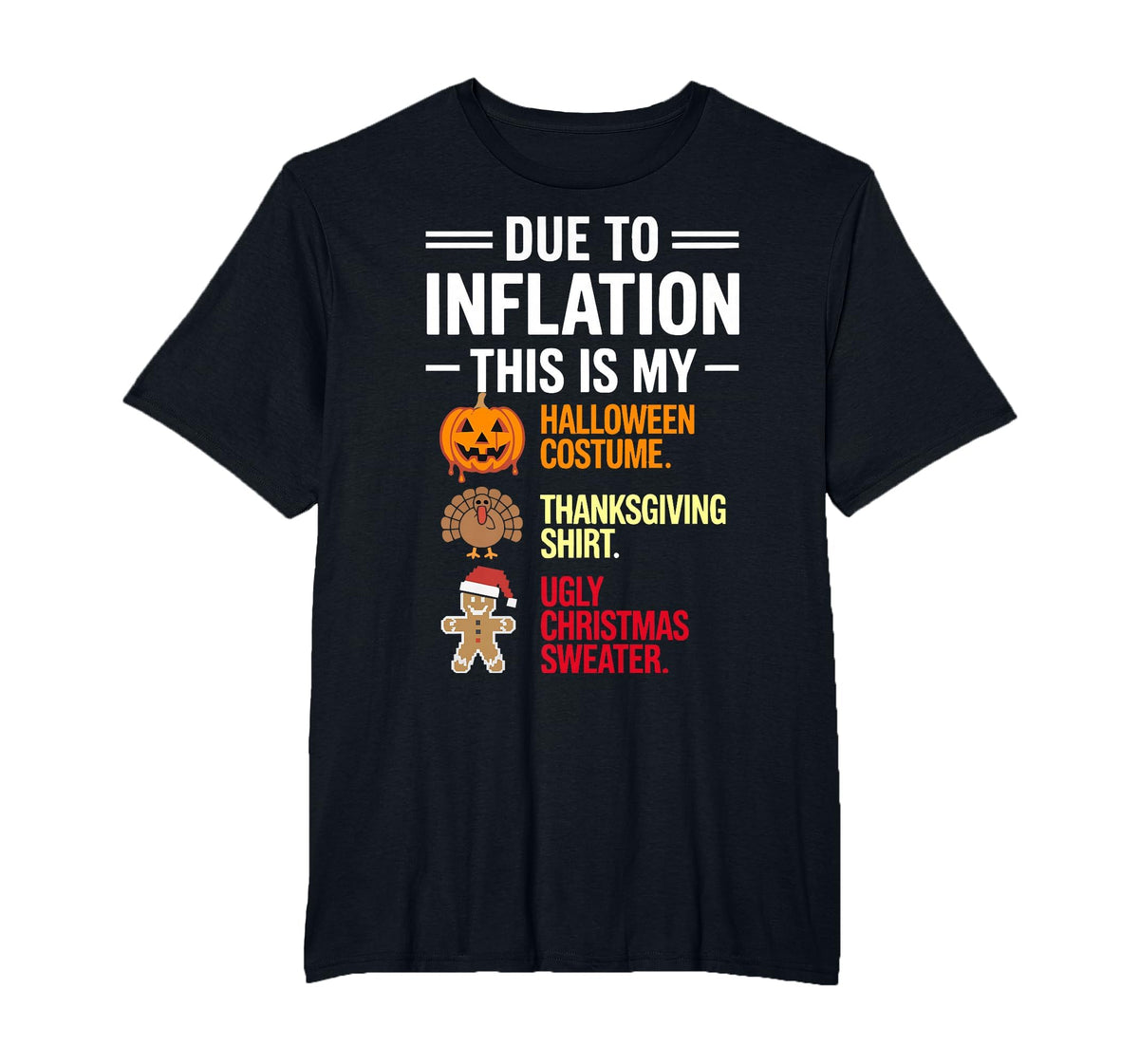 Due Inflation Halloween Costume Unisex T-shirt, Sweatshirt, Hoodie (1)